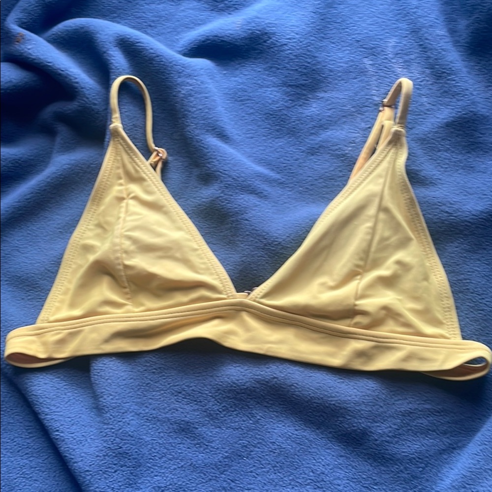 Yellow Triangle Bralette